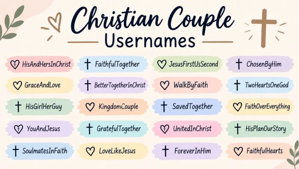 Christian Couple Usernames