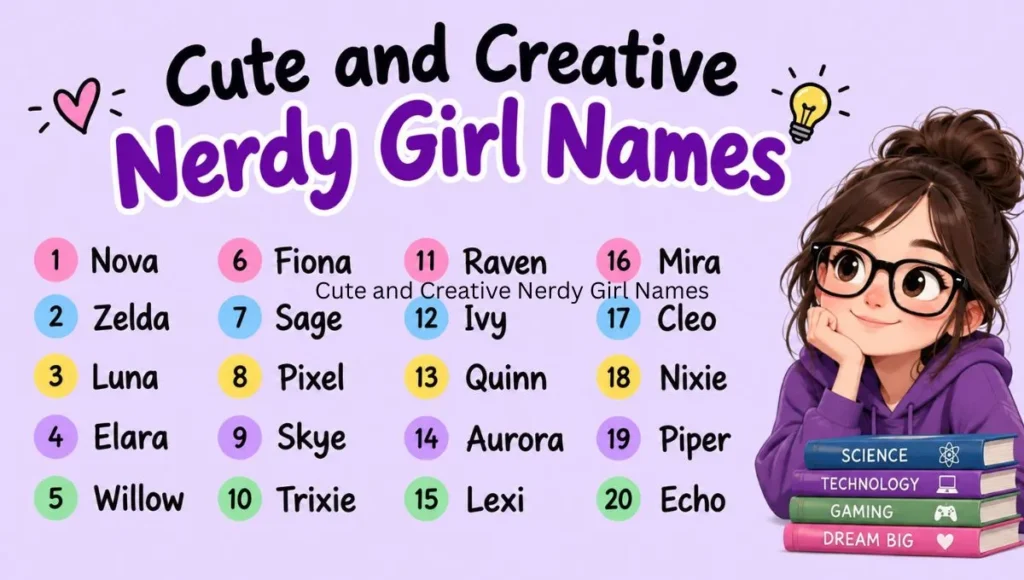 Cute and Creative Nerdy Girl Names