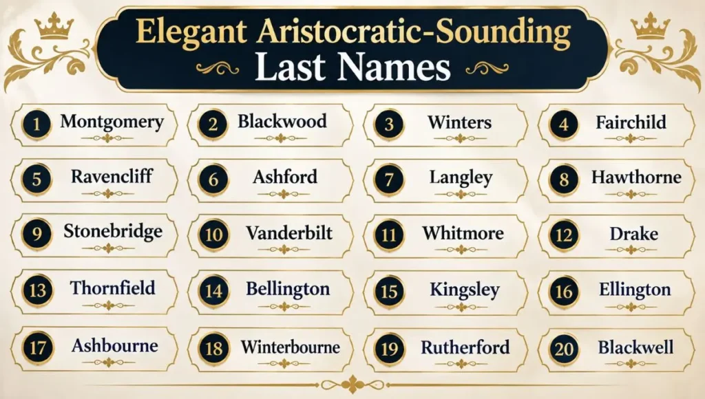 Elegant Aristocratic-Sounding Last Names