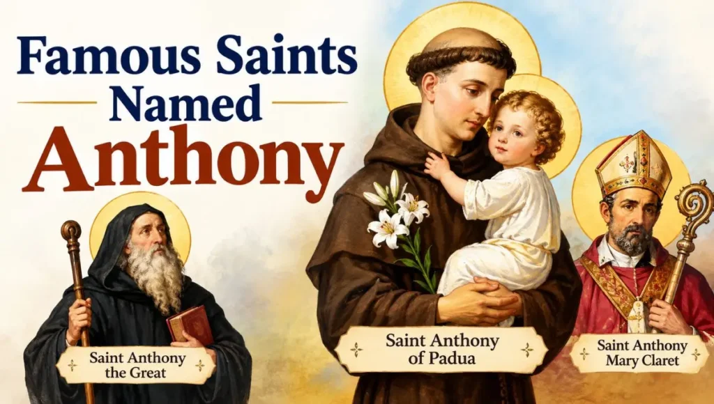 Famous Saints Named Anthony