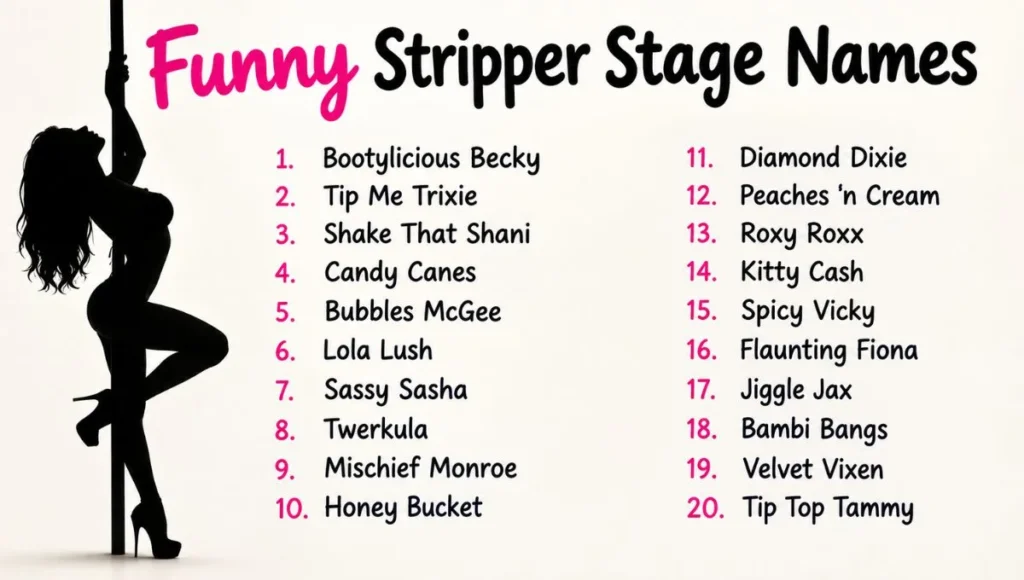 Funny Stripper Stage Names