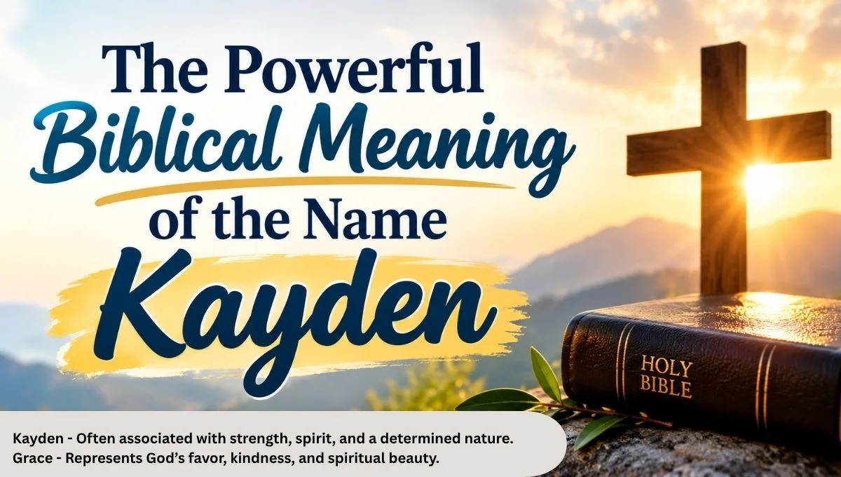 The Powerful Biblical Meaning of the Name Kayden