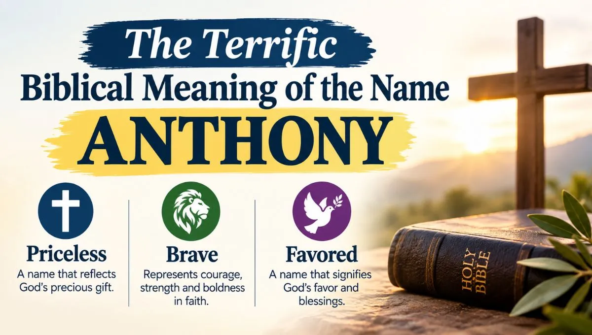 The Terrific Biblical Meaning of the Name ANTHONY