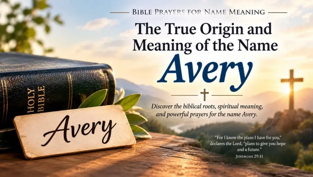 The True Origin and Meaning of the Name Avery