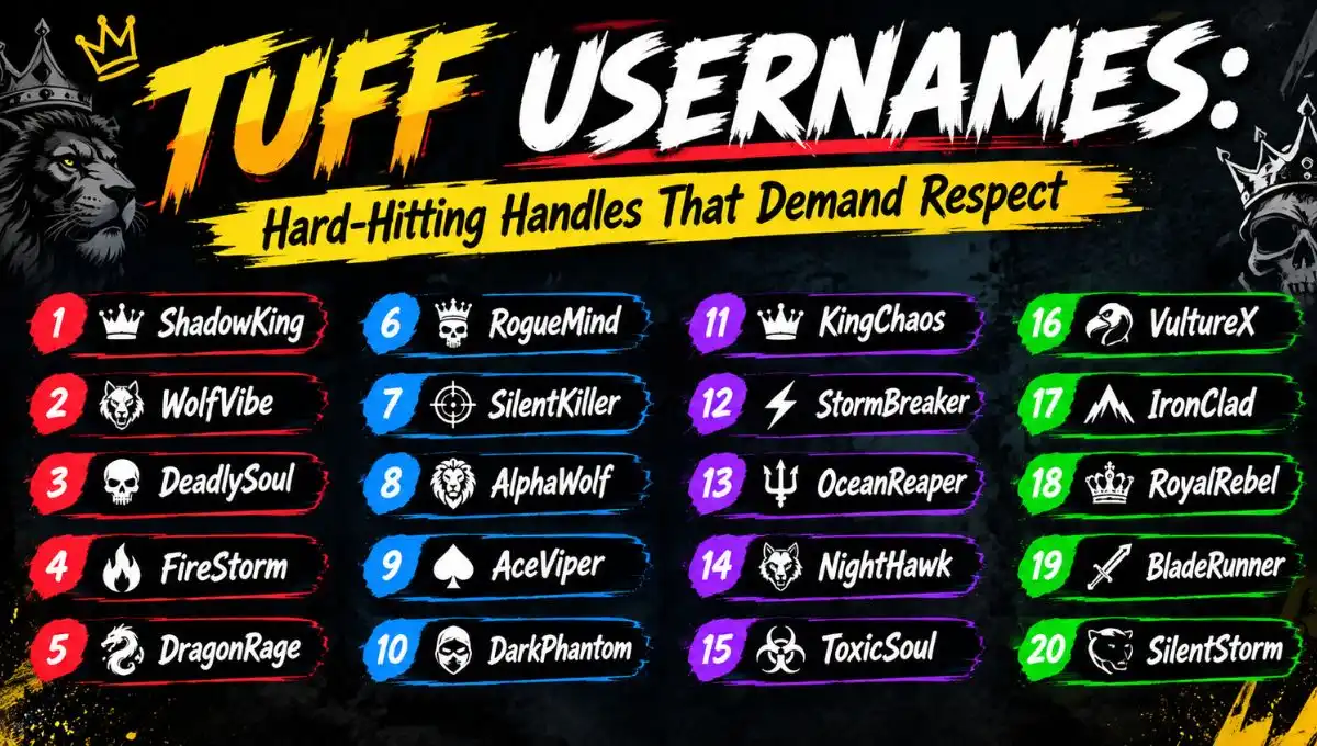 Tuff Usernames: Hard-Hitting Handles That Demand Respect