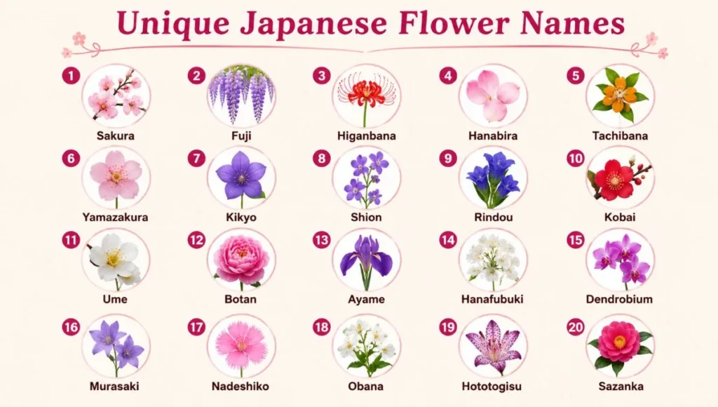 Unique Japanese Flower Names