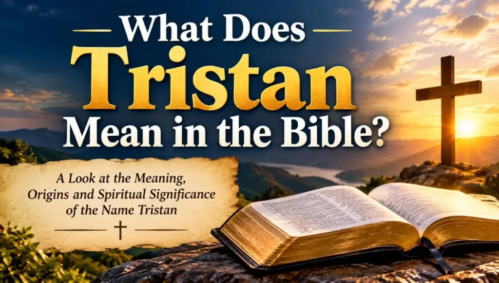What Does the Name Tristan Mean in the Bible?