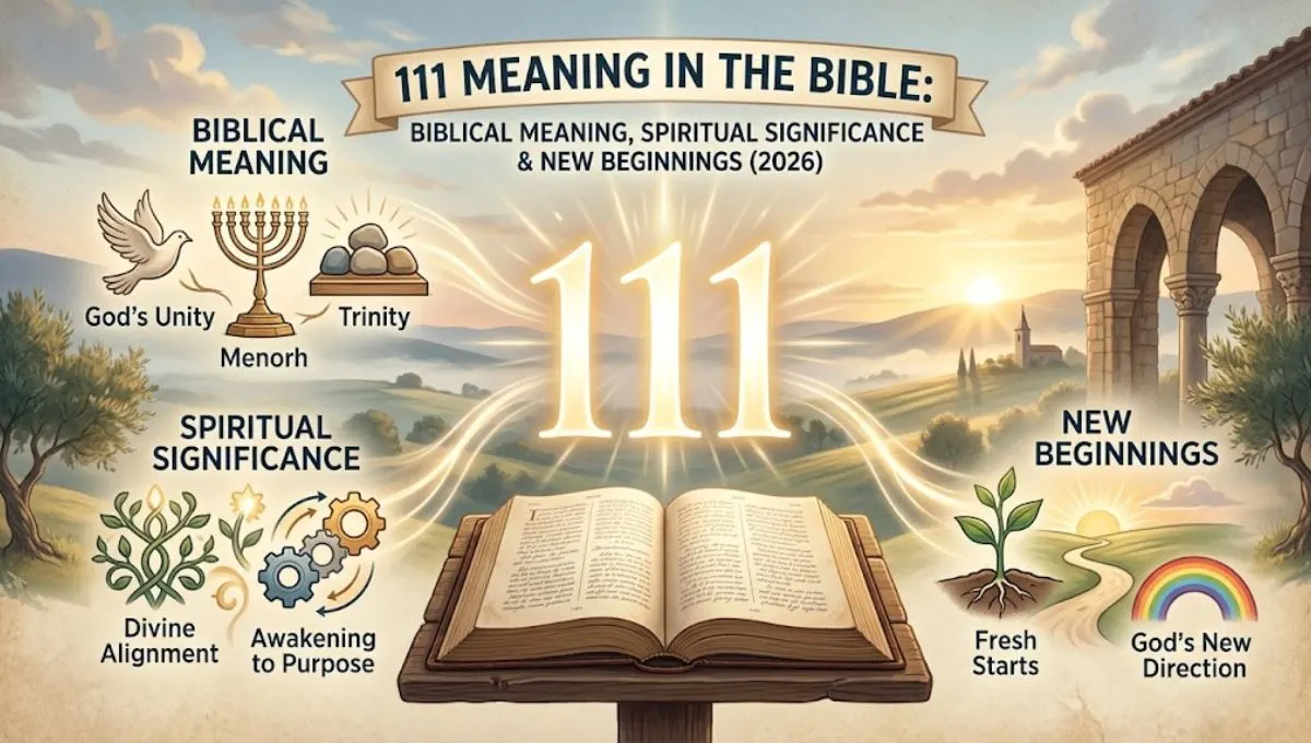 111 Meaning in the Bible: Biblical Meaning, Spiritual Significance & New Beginnings (2026)