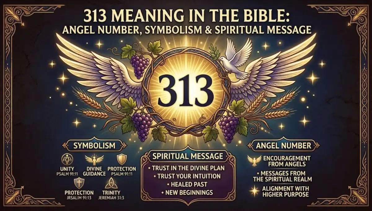 313 Meaning in the Bible: Angel Number, Symbolism & Spiritual Message
