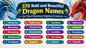 370 Bold and Beautiful Dragon Names for These Fantastical Mythical Creatures