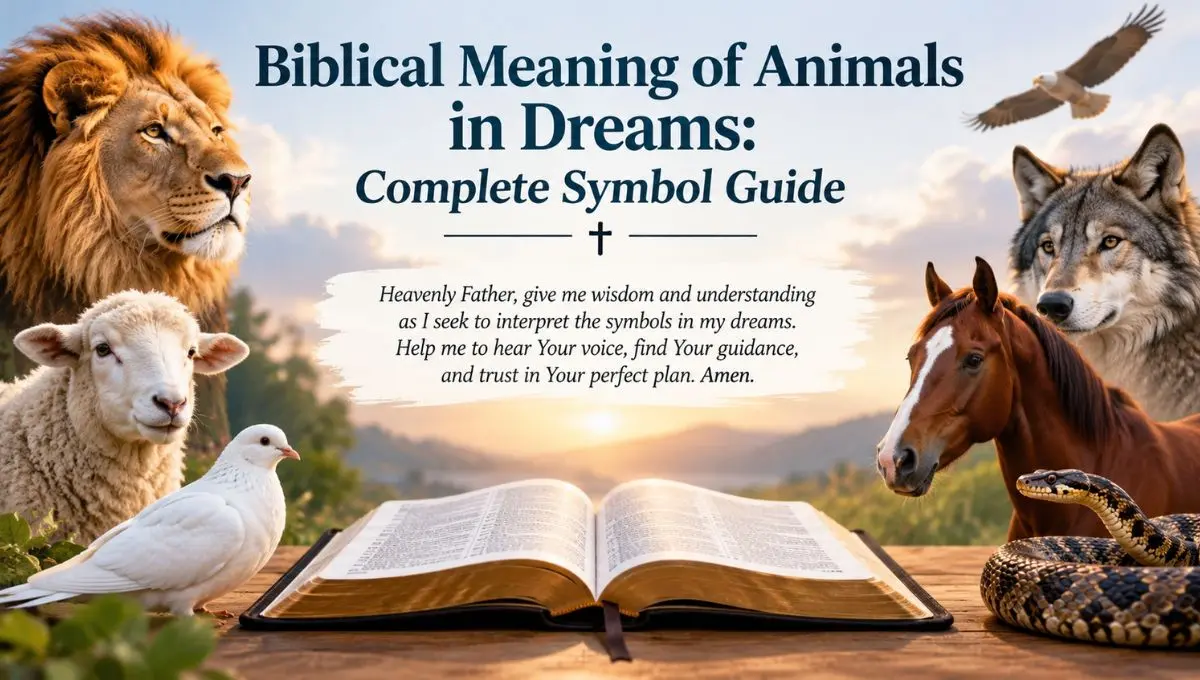 Biblical Meaning of Animals in Dreams: Complete Symbol Guide