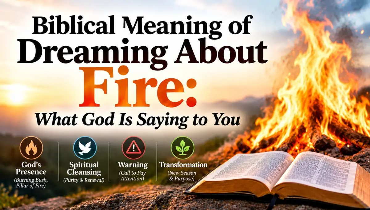 Biblical Meaning of Dreaming About Fire: What God Is Saying to You