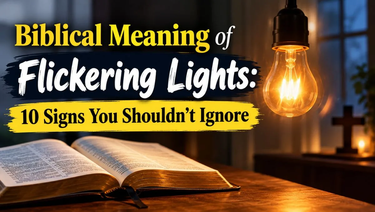Biblical Meaning of Flickering Lights: 10 Signs You Shouldn’t Ignore