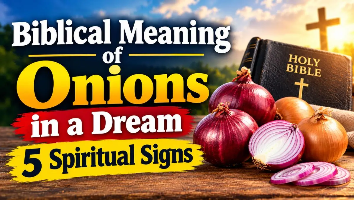Biblical Meaning of Onions in a Dream: 5 Spiritual Signs