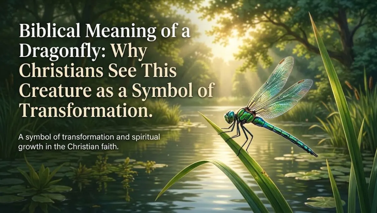 Biblical Meaning of a Dragonfly: Why Christians See This Creature as a Symbol of Transformation