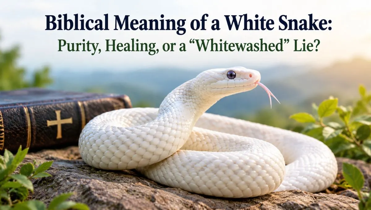 Biblical Meaning of a White Snake: Purity, Healing, or a “Whitewashed” Lie?