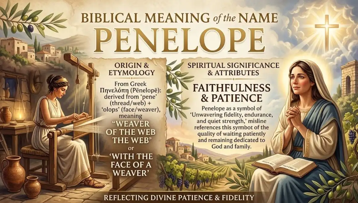 Biblical Meaning of the Name Penelope: Origin and Spiritual Significance