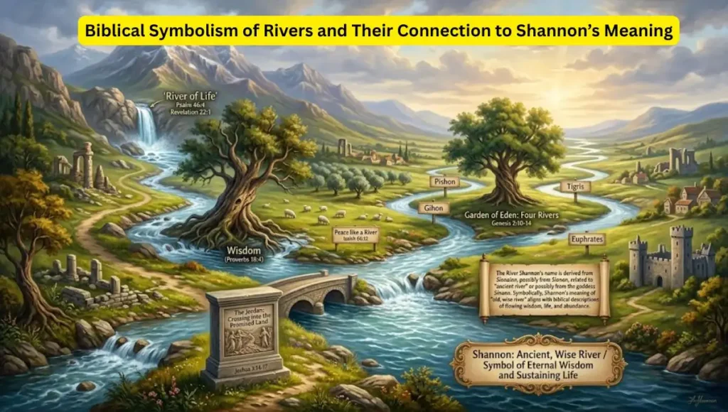 Biblical Symbolism of Rivers and Their Connection to Shannon's Meaning