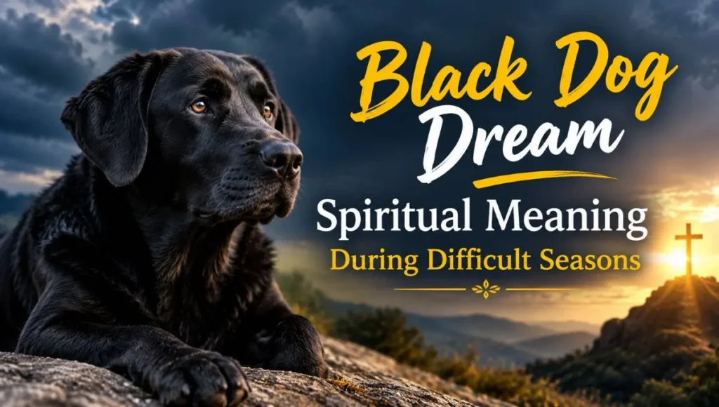 Black Dog Dream Spiritual Meaning During Difficult Seasons