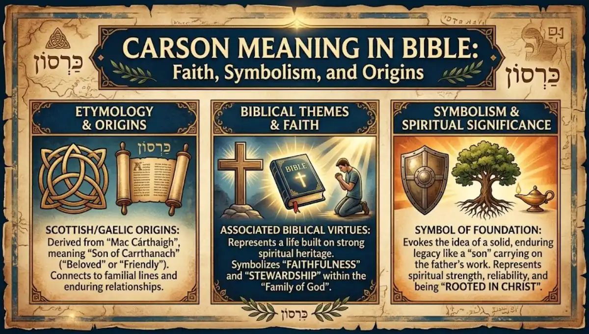 Carson Meaning in Bible: Faith, Symbolism, and Origins