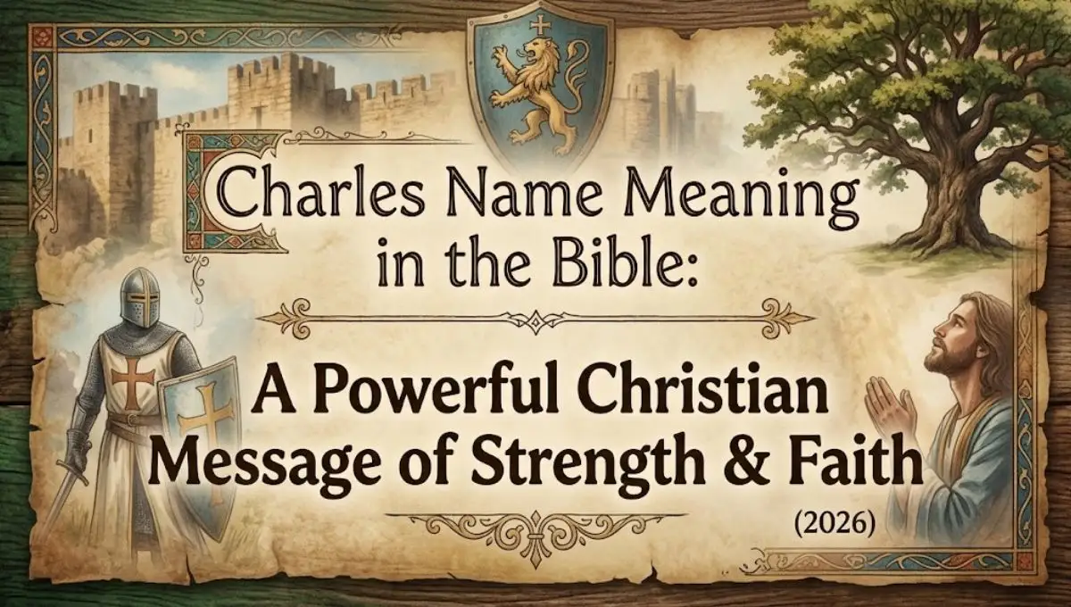 Charles Name Meaning in the Bible: A Powerful Christian Message of Strength & Faith (2026)