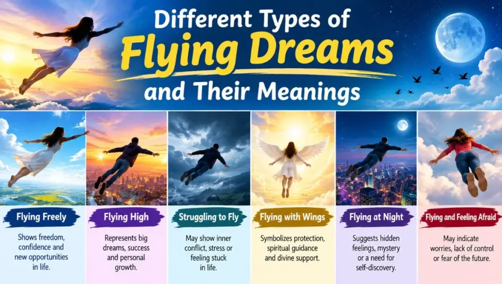 Different Types of Flying Dreams and Their Meanings