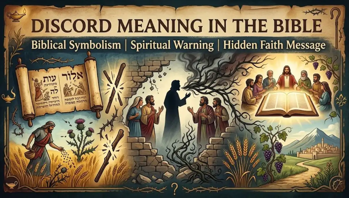 Discord Meaning in the Bible: Biblical Symbolism, Spiritual Warning & Hidden Faith Message