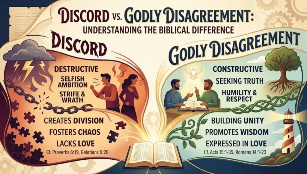 Discord vs. Godly Disagreement: Understanding the Biblical Difference