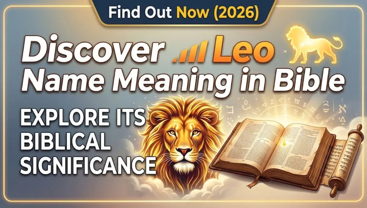 Discover Leo Name Meaning in Bible: Find Out Now (2026)