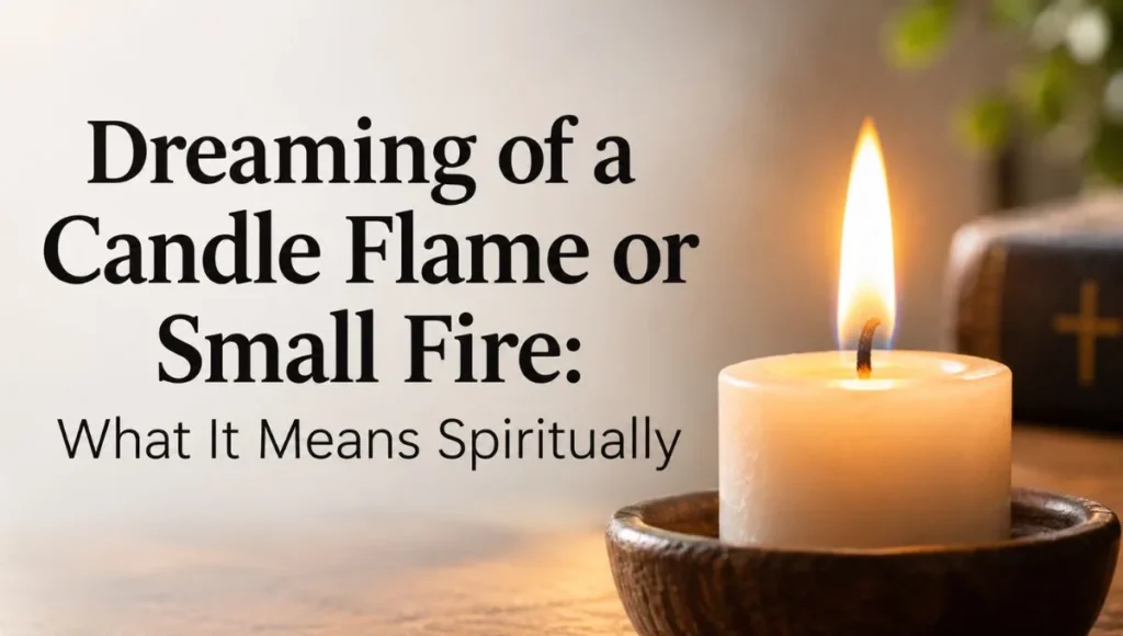Dreaming of a Candle Flame or Small Fire: What It Means Spiritually