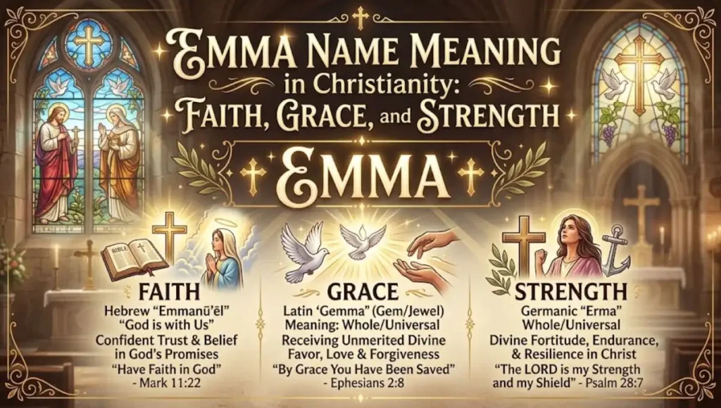 Emma Name Meaning in Christianity: Faith, Grace, and Strength