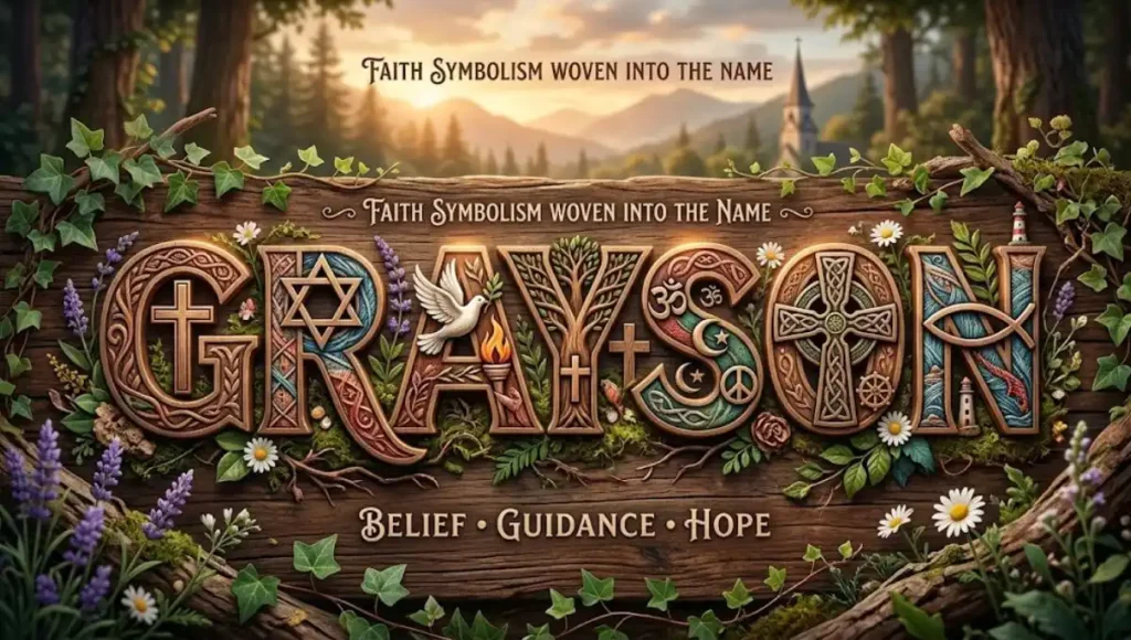 Faith Symbolism Woven Into the Name Grayson