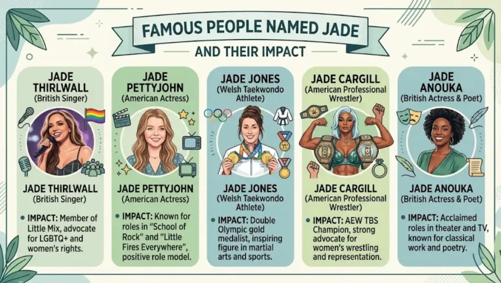 Famous People Named Jade and Their Impact