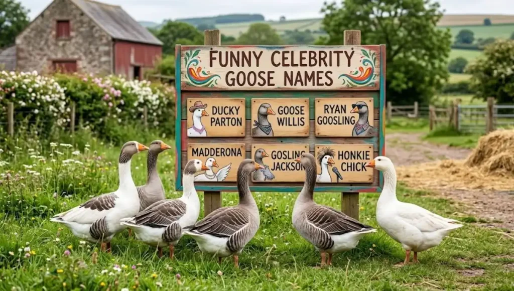 Funny Celebrity Goose Names
