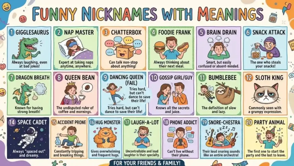 Funny Nicknames with Meaning