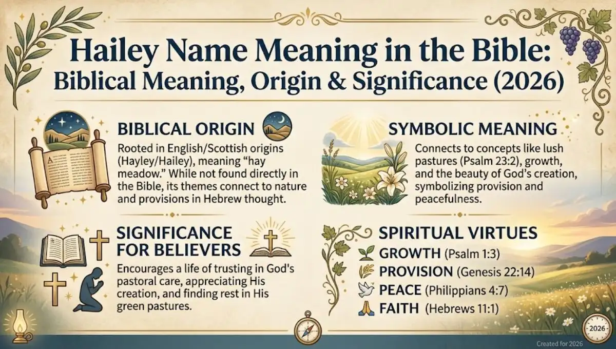 Hailey Name Meaning in the Bible: Biblical Meaning, Origin & Significance (2026)