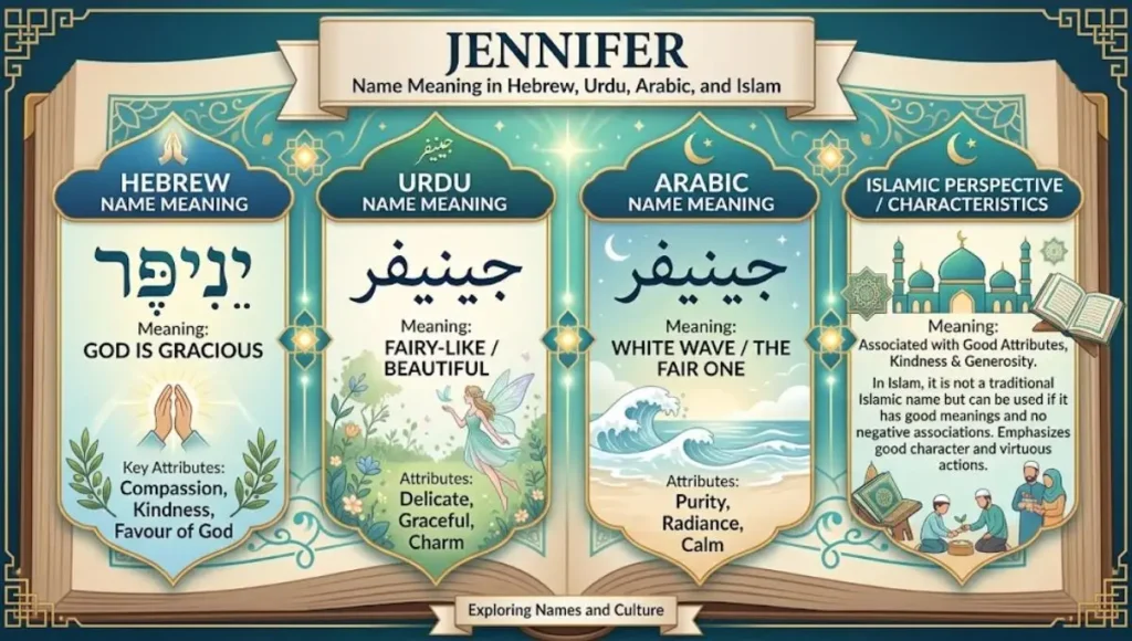 Jennifer Name Meaning in Hebrew, Urdu, Arabic, and Islam