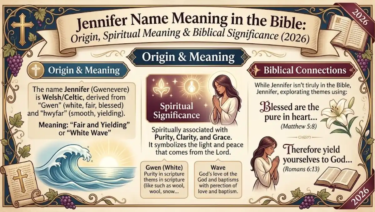 Jennifer Name Meaning in the Bible: Origin, Spiritual Meaning & Biblical Significance (2026)