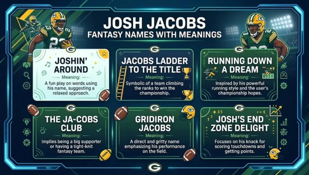 Josh Jacobs Fantasy Names with Meanings
