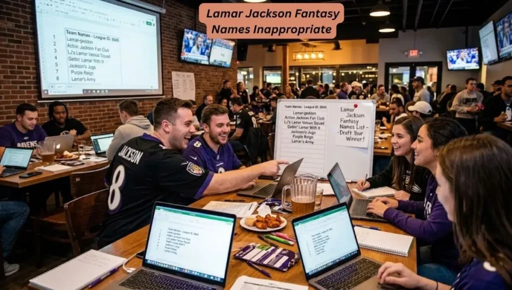 Lamar Jackson Fantasy Names Inappropriate