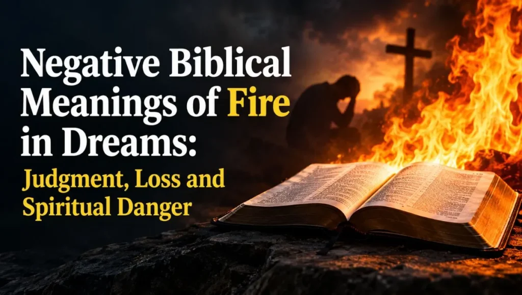 Negative Biblical Meanings of Fire in Dreams: Judgment, Loss and Spiritual Danger