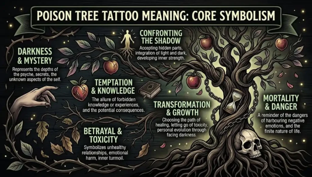 Poison Tree Tattoo Meaning: Core Symbolism
