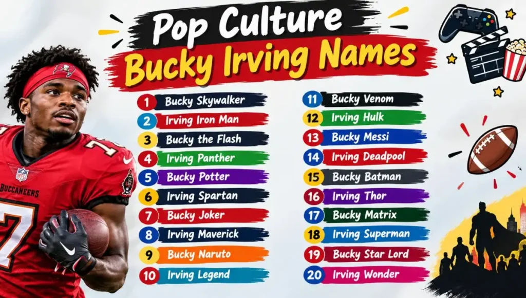 Pop Culture Bucky Irving Names