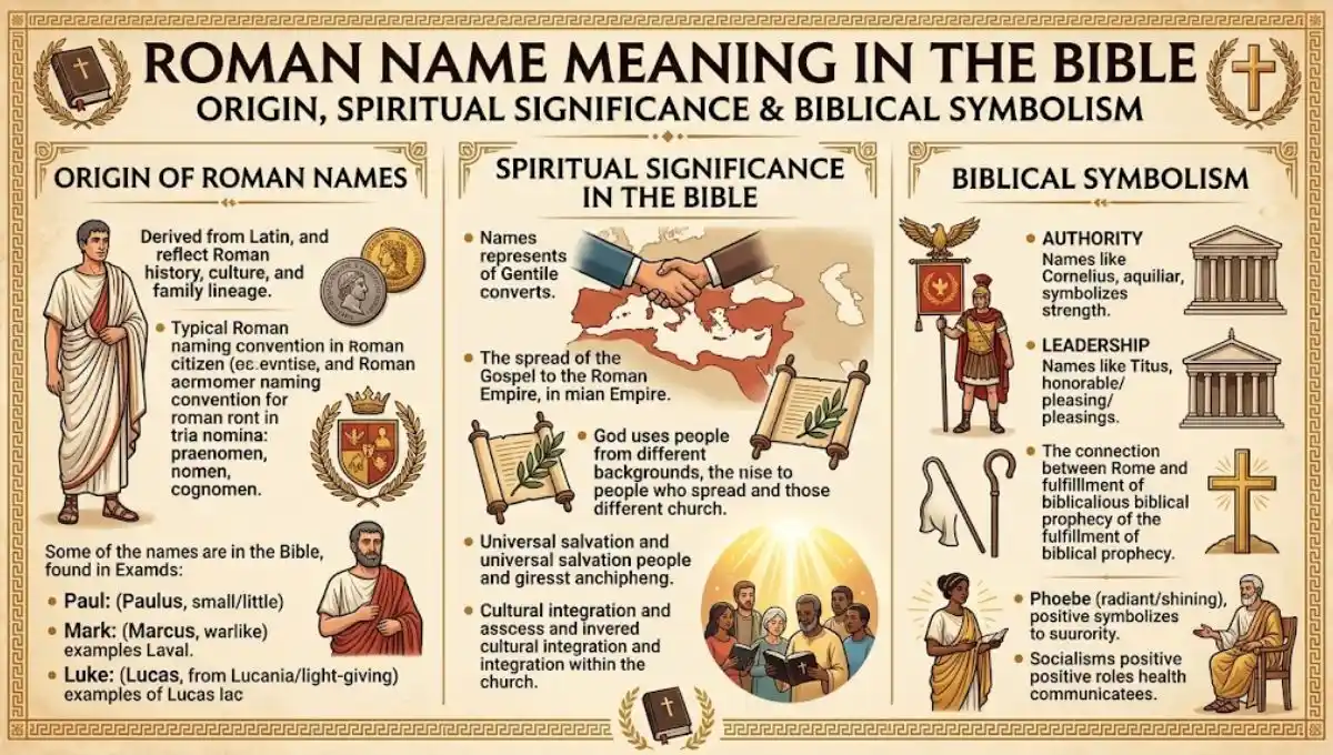 Roman Name Meaning in the Bible: Origin, Spiritual Significance & Biblical Symbolism