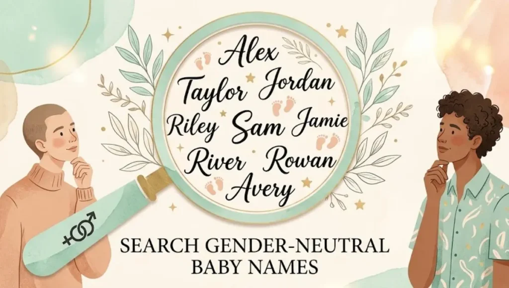 Search Gender-Neutral Baby Names