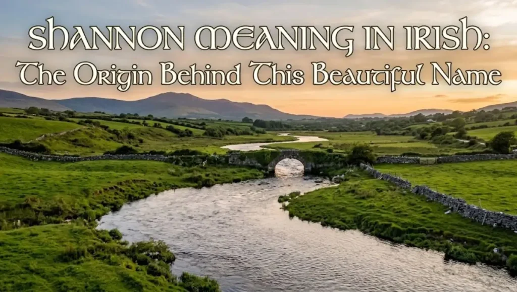 Shannon Meaning in Irish: The Origin Behind This Beautiful Name