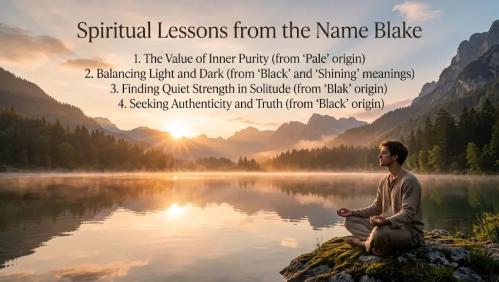 Spiritual Lessons from the Name Blake