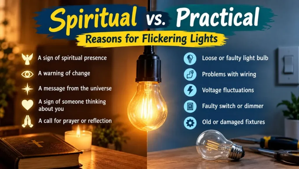 Spiritual vs. Practical Reasons for Flickering Lights