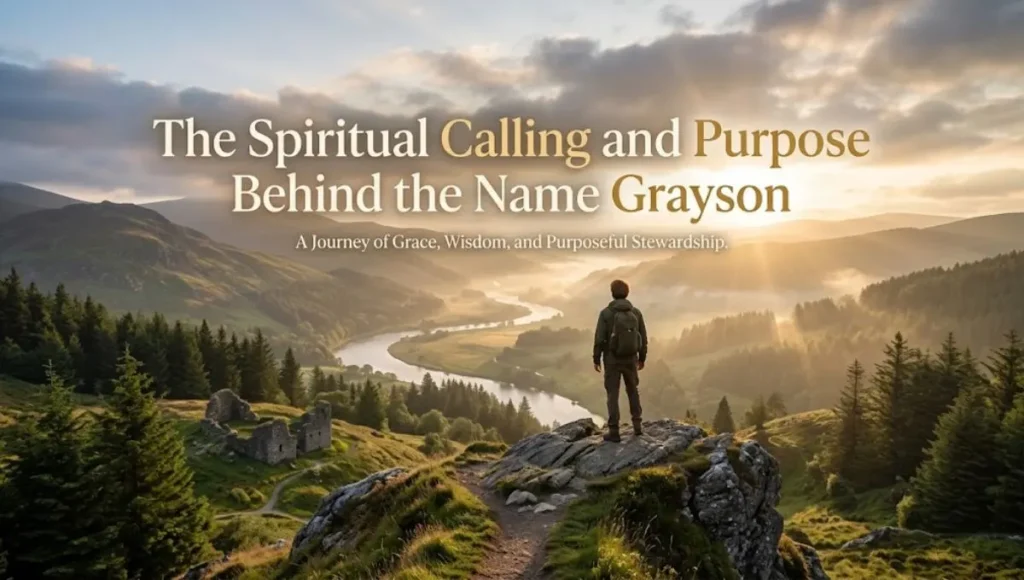 The Spiritual Calling and Purpose Behind the Name Grayson