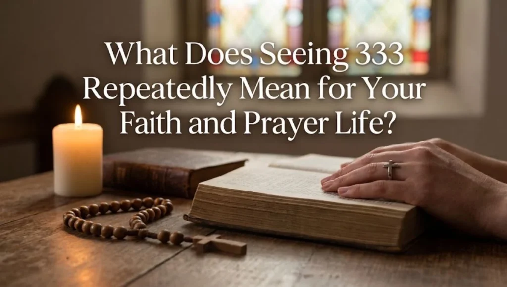 What Does Seeing 333 Repeatedly Mean for Your Faith and Prayer Life?